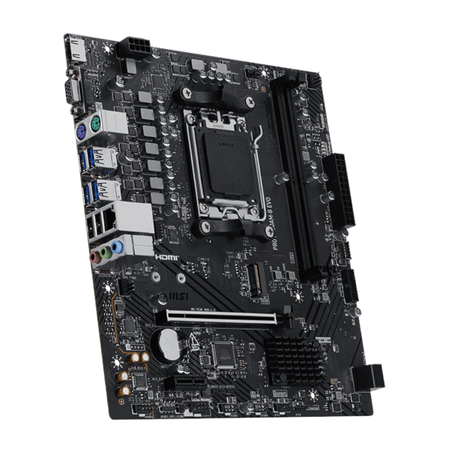 MSI PRO A620M-B AM5 Motherboard for AMD Ryzen 7000 Series DDR5 PCIe 4.0