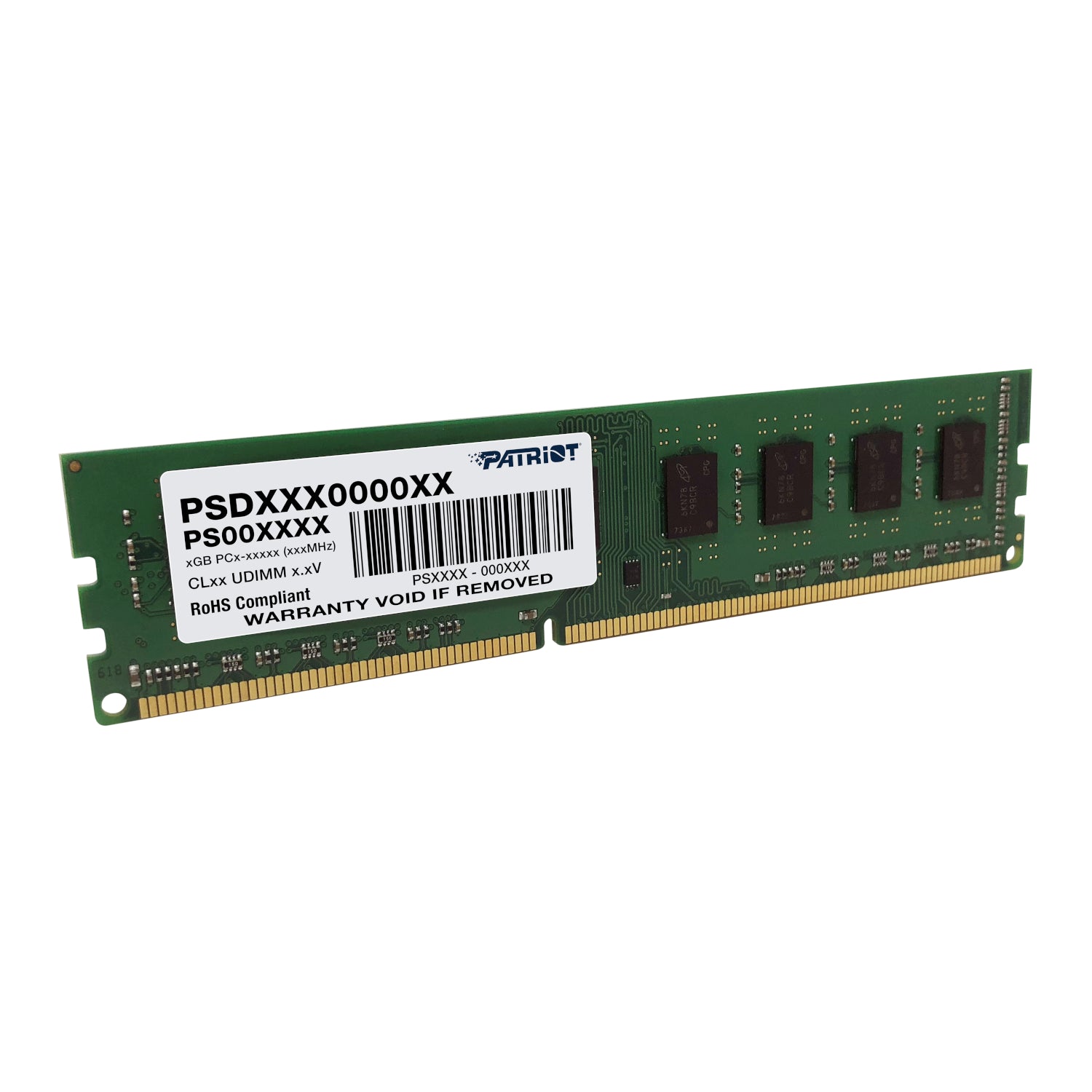 Patriot Signature Line 4GB DDR3 1600MHz Desktop RAM PC3-12800 1.5V DIMM