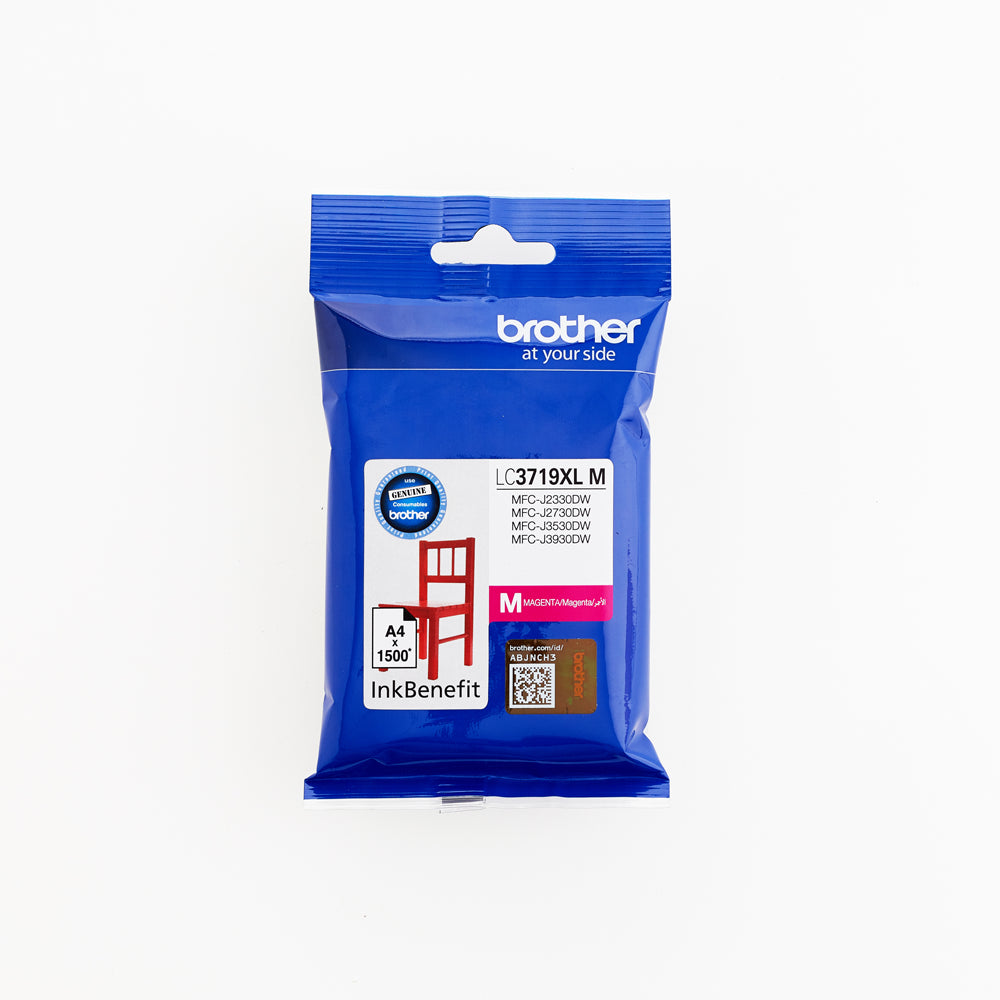 Brother LC3719XLM Magenta High-Yield Ink Cartridge – Approx. 1,500 Pages
