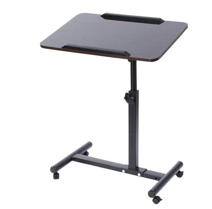 Portable Laptop & Projector Trolley - Adjustable Height Black Finish - LTS-3-DK for versatile presentations and meetings.