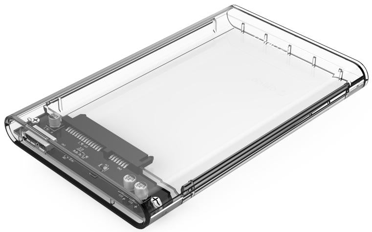 Pre-Loved External Enclosure USB3.0 Transparent Storage Solution for 2.5-Inch SATA HDD/SSD - Orico 2139U3-CR