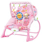 Cozy and safe, the PRE-Loved Pink Baby Cradle Safety Crib Rocker - Gentle Rocking, Cozy Sleep RF-KID-008 for peaceful naps.