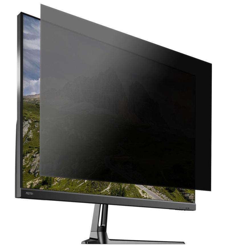 Privacy Screen Protector Filter 27-inch - MicroWorld PSP27 blocks prying eyes while you work in public settings.