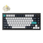 Keychron Q1 Max QMK/VIA RGB Wireless Custom Mechanical Keyboard (Gateron BANANA Switches) - Black