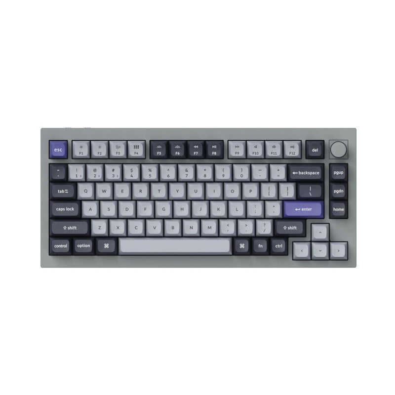 Keychron Q1 Pro 75% Red K Pro Switches RGB Wireless Keyboard - Grey