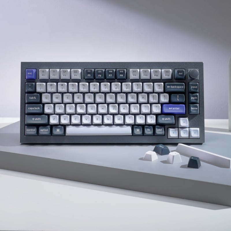 Keychron Q1 Pro 75% Red K Pro Switches RGB Wireless Keyboard - Grey