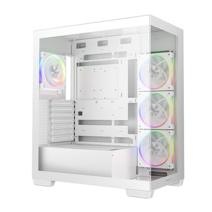 DeepCool CG580 4F V2 ARGB ATX Gaming Chassis – White