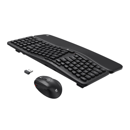 Redragon BS7161 2.4G Wireless Keyboard and Mouse Combo - Black