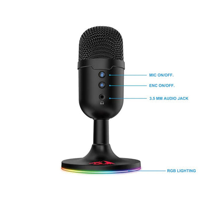 Redragon GM303 PULSAR Gaming Stream Microphone - Black
