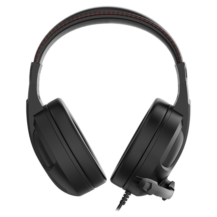 Redragon H211 CRONUS Surround Sound RGB Wired Gaming Headset - Black (RD-H211-RGB) – front earcup and headband view