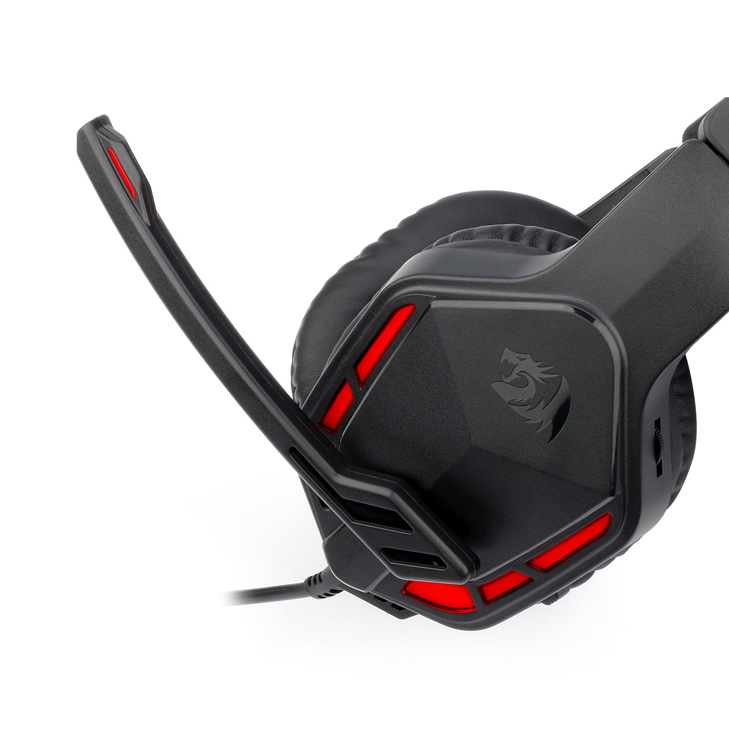 Redragon H220 THEMIS LED Wired Over-Ear Gaming Headset with Mic – Black