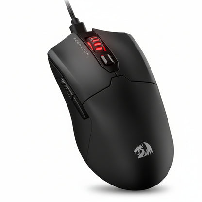 Redragon M995 Wired Gaming Mouse, 26000 DPI, 6 Programmable Buttons, RGB Backlit, Black
