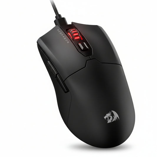 Redragon M995 Wired Gaming Mouse, 26000 DPI, 6 Programmable Buttons, RGB Backlit, Black