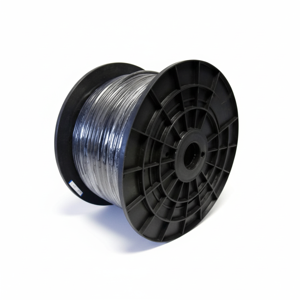 100m cable roll with label RG59POW-SA.

