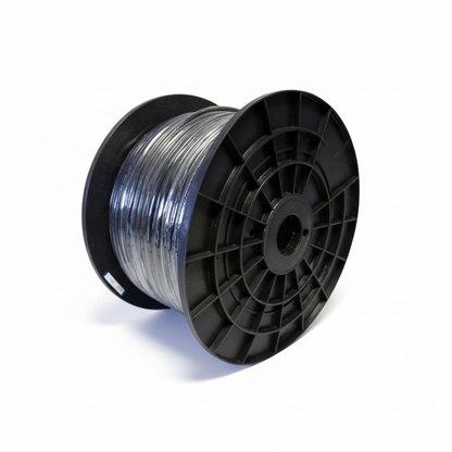 100m cable roll with label RG59POW-SA.

