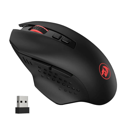 Discover the precision of the Redragon GAINER M656 Wireless Gaming Mouse 4000DPI - Black, featuring seven programmable buttons.