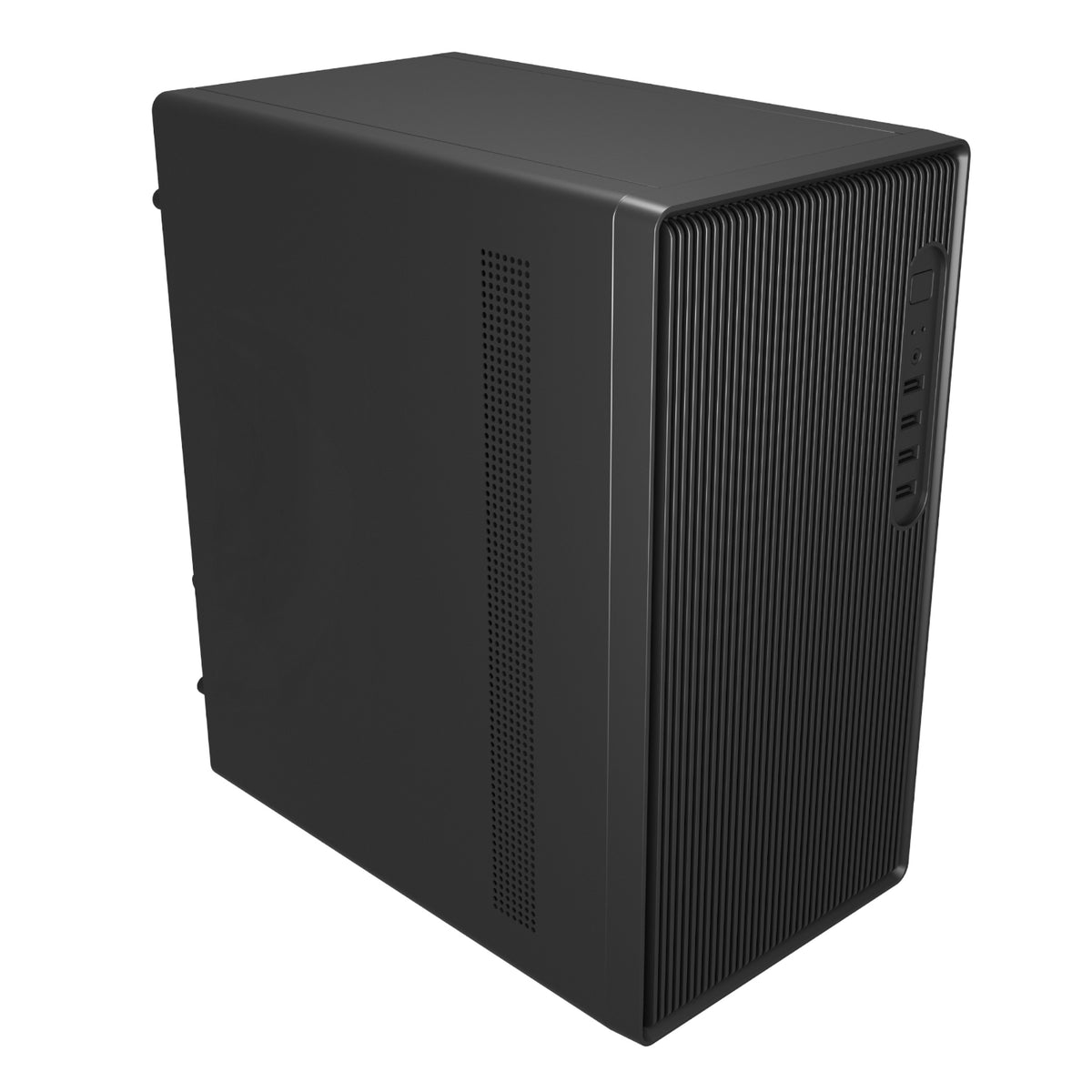 FSP S120 M-ATX Mid Tower Desktop Chassis - Black