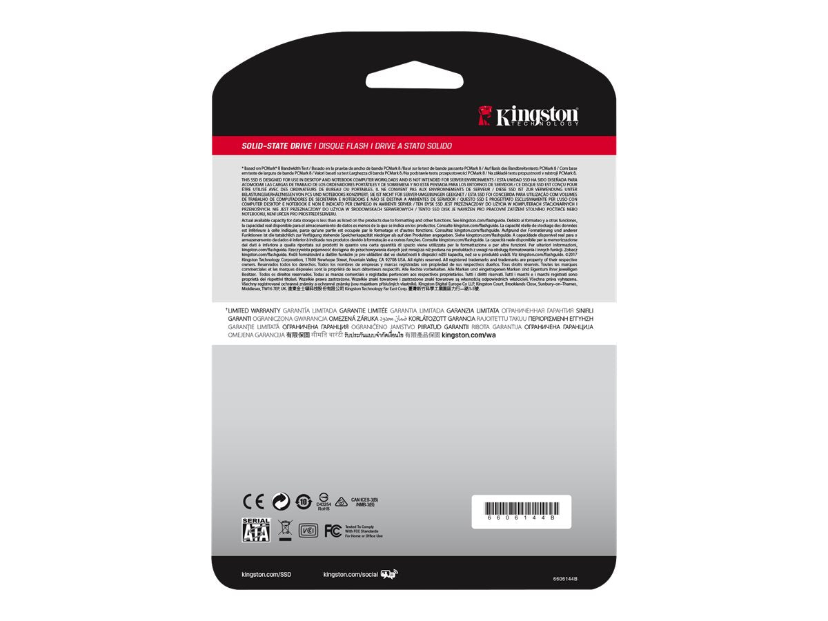 Kingston A400 960GB SATA III 2.5 Inch Internal SSD TLC Drive for PC Laptop