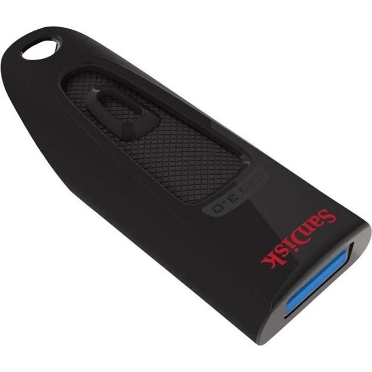 SanDisk Ultra 1TB USB 3.0 flash drive connector retracted view