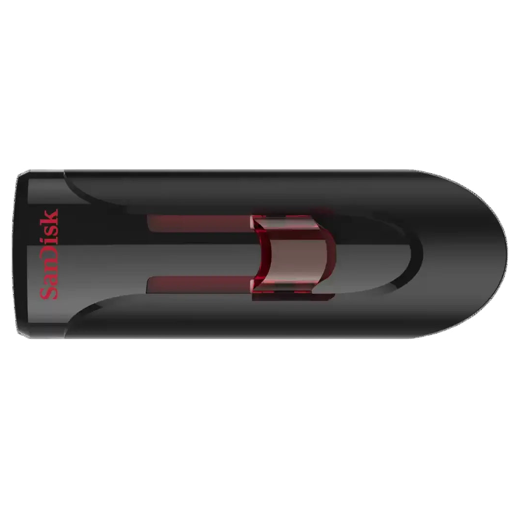 SanDisk Cruzer Glide 3.0 USB Flash Drive – 32GB, Retractable, USB 3.0 Speed – SDCZ600-032G-G35 black USB thumb drive