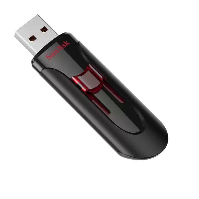 SanDisk Cruzer Glide 3.0 USB Flash Drive - 32GB, Retractable, USB 3.0 Speed - SDCZ600-032G-G35