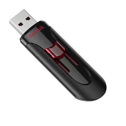 SanDisk Cruzer Glide 3.0 USB Flash Drive - 32GB, Retractable, USB 3.0 Speed - SDCZ600-032G-G35