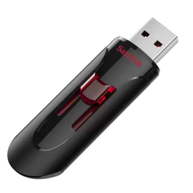 SanDisk Cruzer Glide 3.0 USB Flash Drive – 32GB, Retractable, USB 3.0 Speed – SDCZ600-032G-G35
