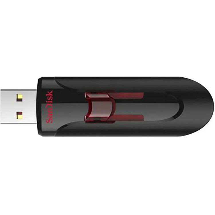 SanDisk Cruzer Glide 64GB USB 3.0 flash drive front view - SDCZ600-064G-G35