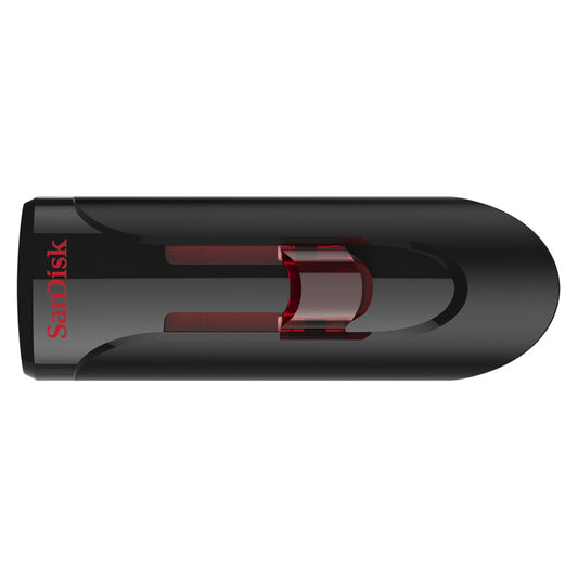 SanDisk Cruzer Glide 128GB USB Flash Drive (SDCZ600-128G-G35) — angled view