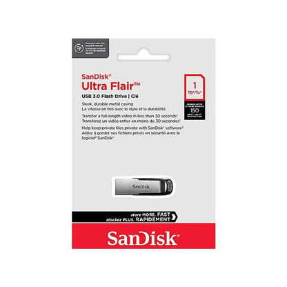 SanDisk Ultra Flair 1TB USB flash drive retail package