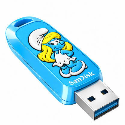 SanDisk Smurf USB 130MB/s - 256GB