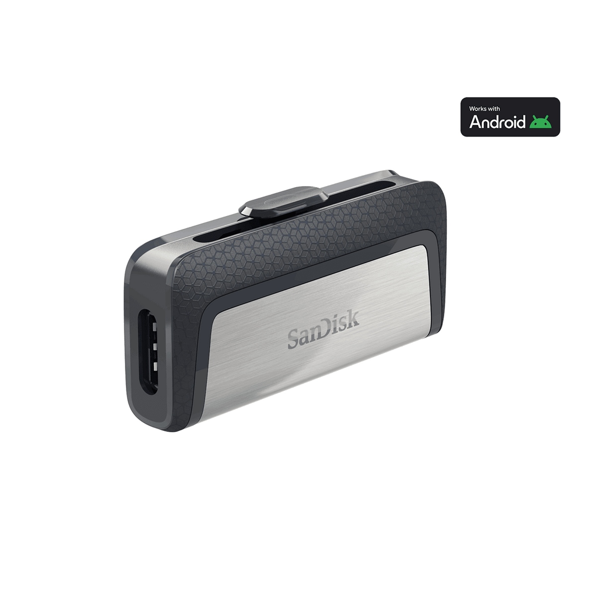 SanDisk Ultra Dual Drive 64GB Dual USB Flash Drive with connectors retracted