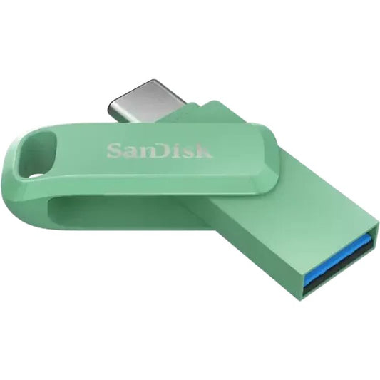 SanDisk Ultra Dual Drive Go 64GB USB-C USB-A flash drive Absinthe Green - SDDDC3-064G-G46AG