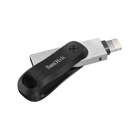SanDisk iXpand Flash Drive Go 128GB – Lightning dual USB 3.0 drive for iPhone, iPad, and computers