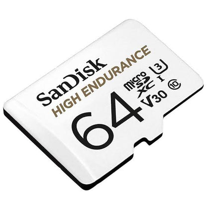 SanDisk High Endurance 64GB microSDXC UHS-I Card with Adapter - SDSQQNR-064G-GN6IA