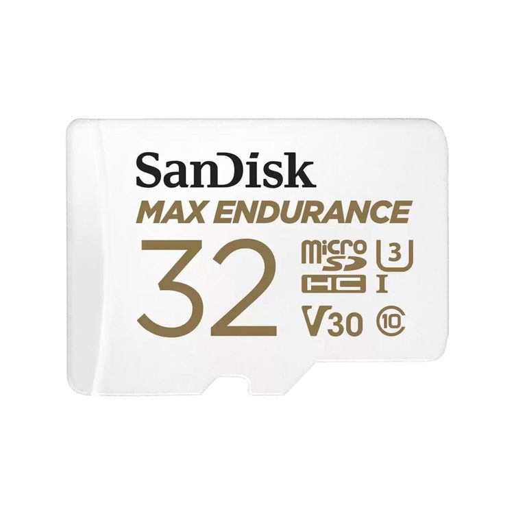 SanDisk MAX ENDURANCE 32GB microSDHC card front view