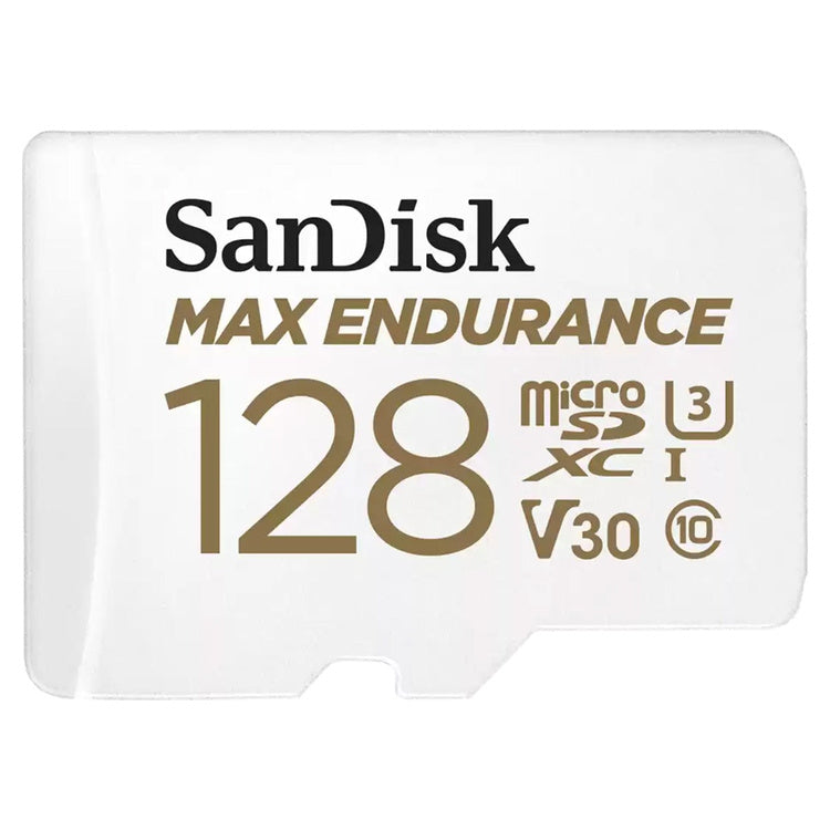 SanDisk MAX ENDURANCE 128GB microSDXC Card + SD Adapter – product view