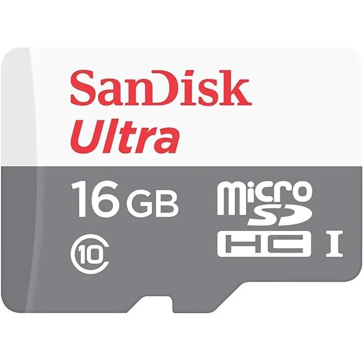 SanDisk Ultra 16GB microSDHC UHS-I Class 10 memory card - SDSQUNS-016G-GN3MN