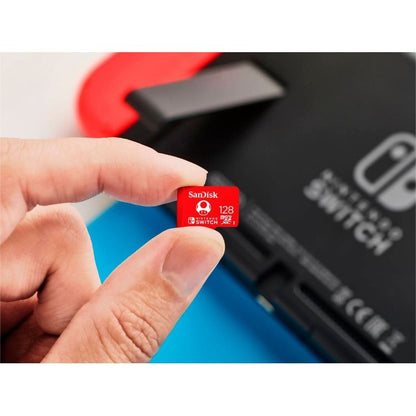 SanDisk microSDXC Card for Nintendo Switch 128GB – Mario Mushroom — additional image 2