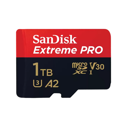 SanDisk Extreme PRO 1TB microSDXC UHS-I Card Adapter – A2, V30, U3, 200MB/s, RescuePRO Included