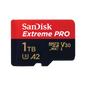 SanDisk Extreme PRO 1TB microSDXC UHS-I Card Adapter – A2, V30, U3, 200MB/s, RescuePRO Included
