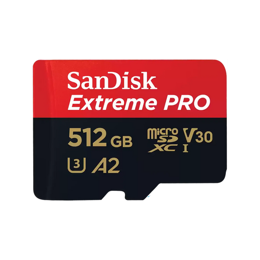 ShopTech: SanDisk Extreme PRO 512GB microSDXC UHS-I Card – A2, V30, U3, 200MB/s Read, 4K UHD   SD Adapter