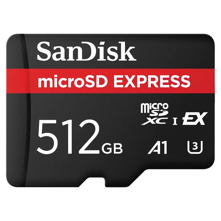 SanDisk Express 512GB microSDXC Memory Card – product view