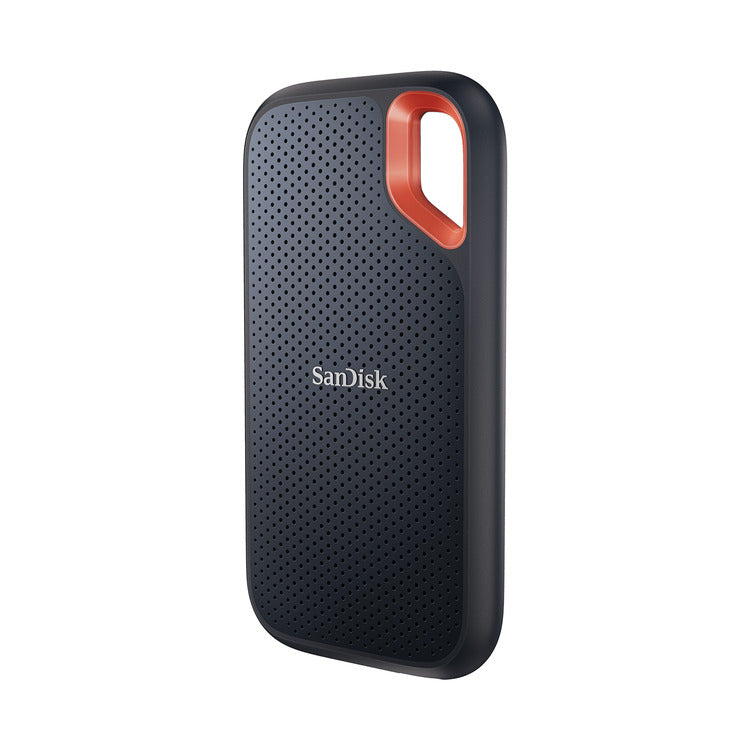 SanDisk Extreme 2TB Portable SSD SDSSDE61-2T00-G25 angled view