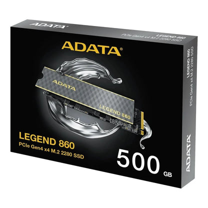 ADATA LEGEND 860 500GB PCIe Gen4 x4 M.2 2280 Solid State Drive