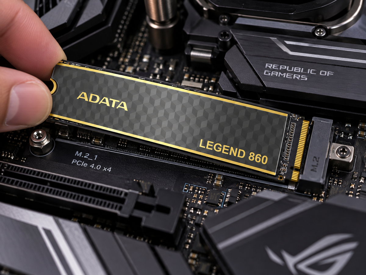 ADATA LEGEND 860 500GB PCIe Gen4 x4 M.2 2280 Solid State Drive
