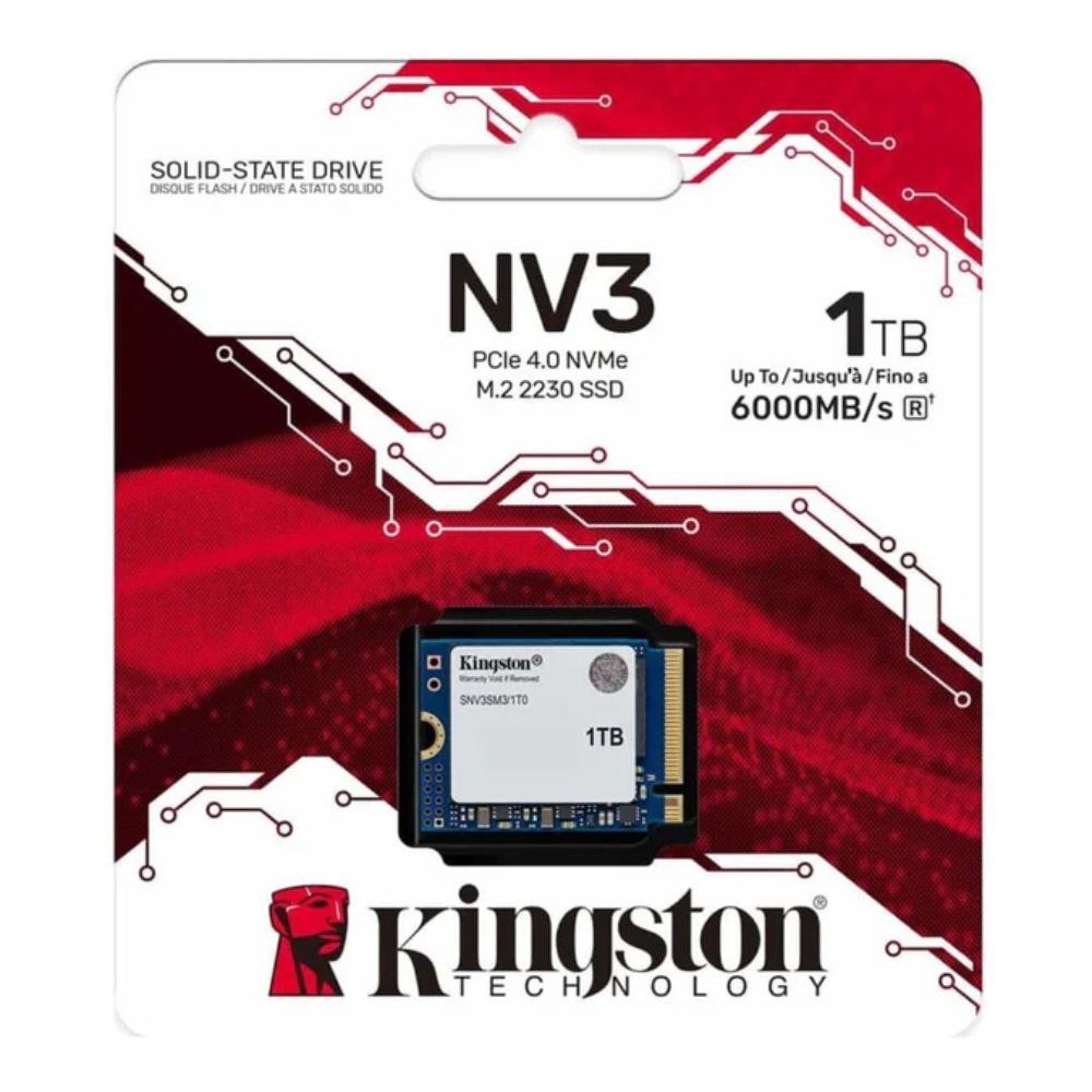 Kingston NV3 1TB PCIe 4.0 NVMe M.2 Internal SSD High Speed Storage