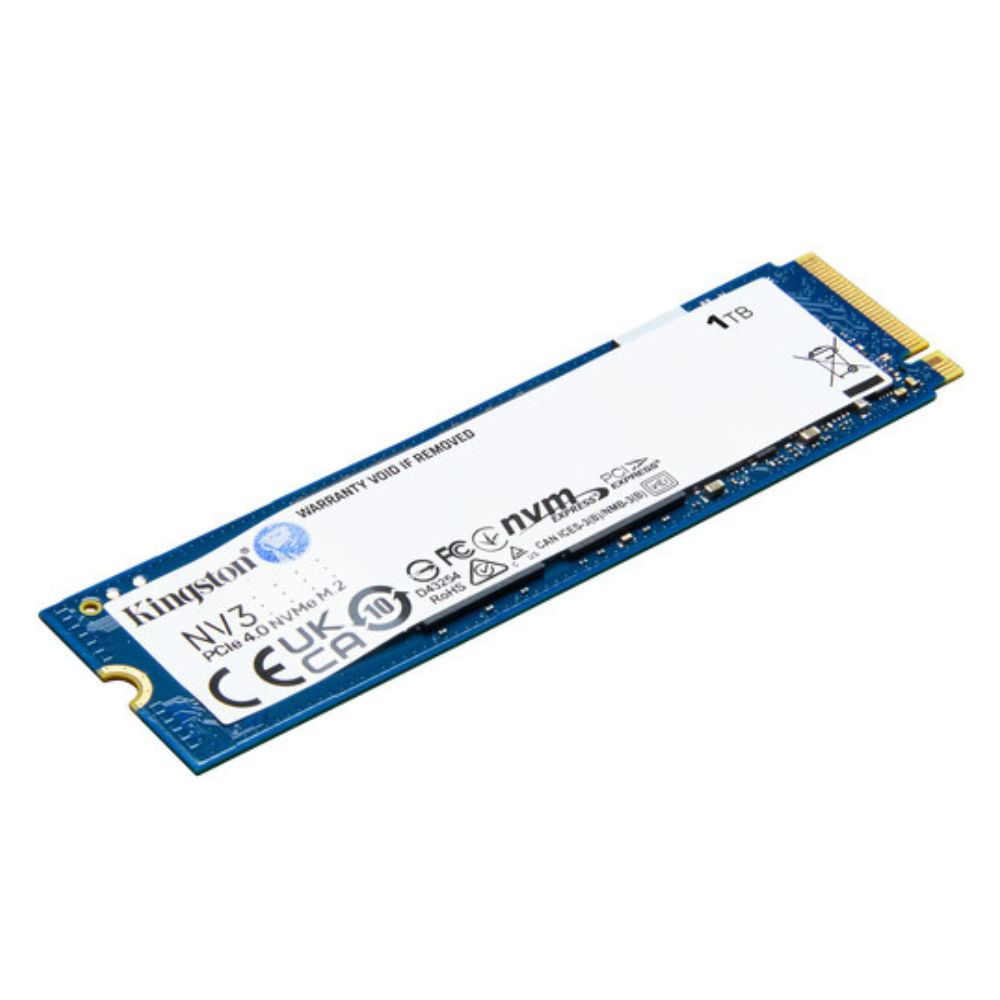 Kingston NV3 1TB NVMe M.2 PCIe 4.0 Internal SSD Up to 6000MB/s High Speed Drive