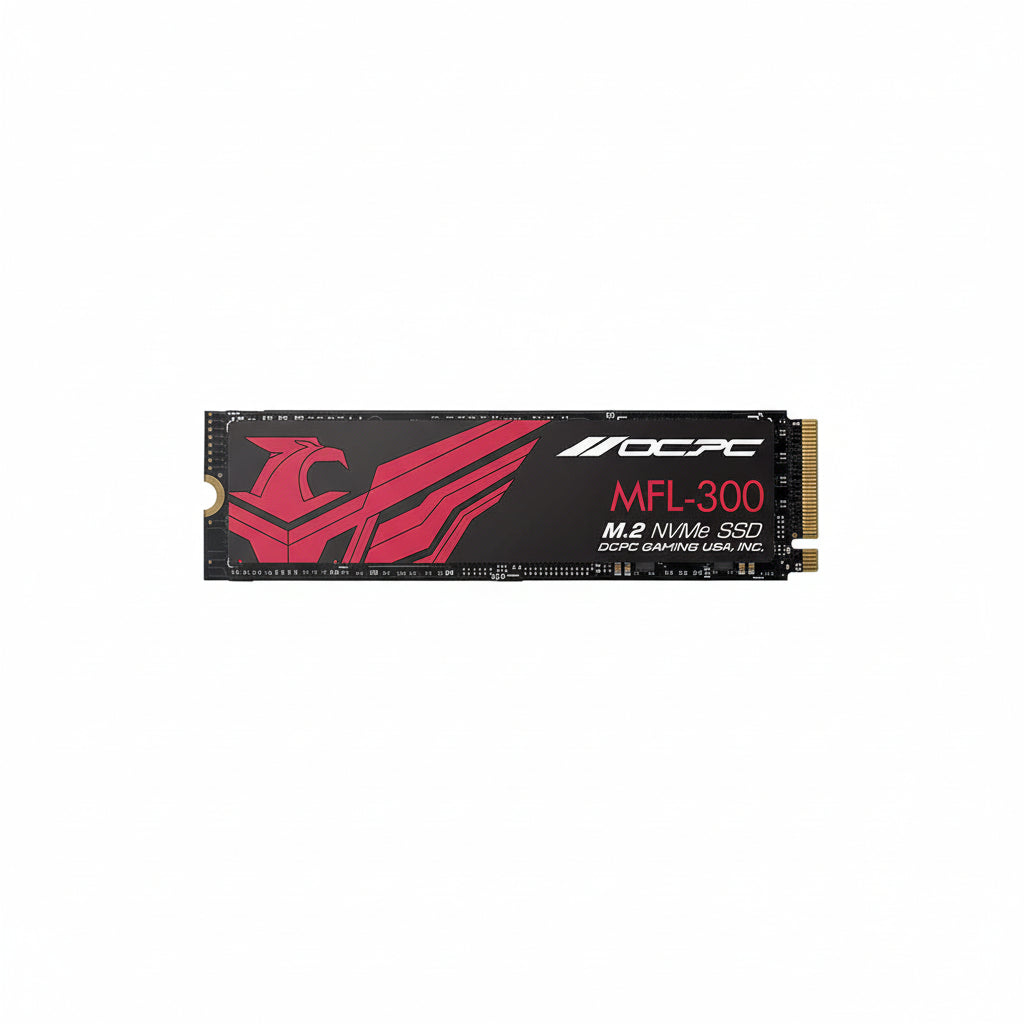 OCPC MFL-300 1TB M.2 NVMe PCIe Gen3 x4 SSD on a neutral background.

