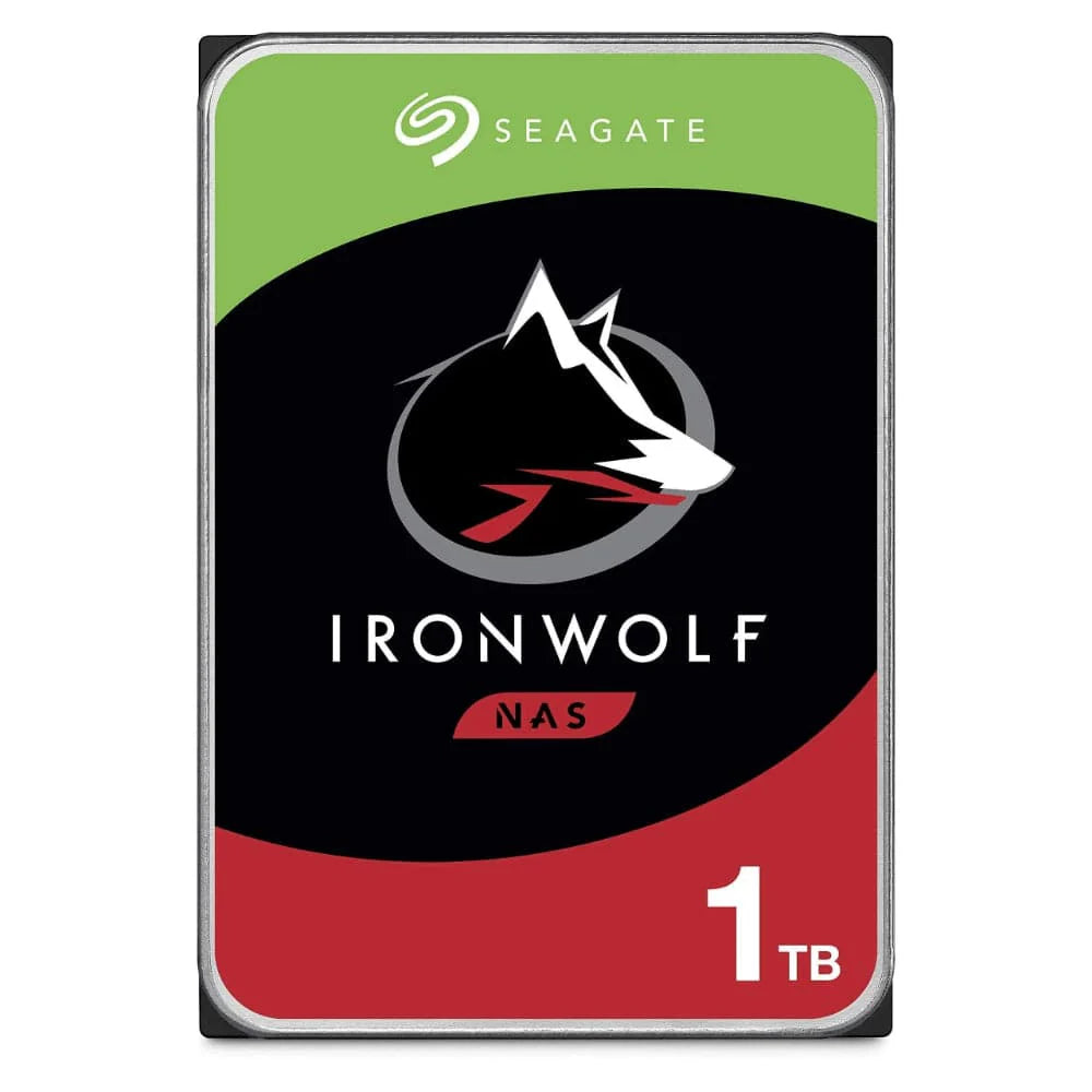 Seagate IronWolf 1TB NAS Internal Hard Drive 3.5" SATA 6Gb/s 5900RPM 64MB Cache – ST1000VN008 for TechStore